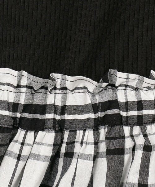 ANY / エニィ ロング・マキシ丈ワンピース | チェック ドッキングワンピース | 詳細11