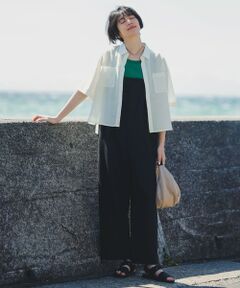 ANY / エニィ サロペット・オールインワン | 【洗濯機可/接触冷感/UVケア】イージーケアライトストレッチサロペット