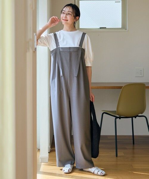 ANY / エニィ サロペット・オールインワン | イージーケアライトストレッチサロペット | 詳細7