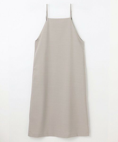 ANY / エニィ ロング・マキシ丈ワンピース | 【洗濯機可/セットアップ可/UVケア/速乾/イージーケア】サラサラテックリネンキャミソールワンピース | 詳細4