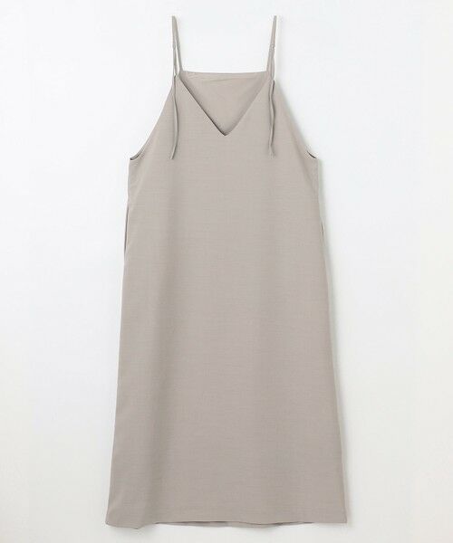 ANY / エニィ ロング・マキシ丈ワンピース | 【洗濯機可/セットアップ可/UVケア/速乾/イージーケア】サラサラテックリネンキャミソールワンピース | 詳細5