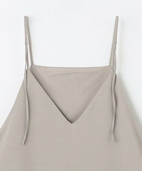 ANY / エニィ ロング・マキシ丈ワンピース | 【洗濯機可/セットアップ可/UVケア/速乾/イージーケア】サラサラテックリネンキャミソールワンピース | 詳細10