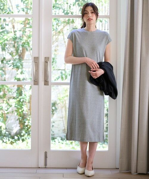 ANY / エニィ ロング・マキシ丈ワンピース | 【洗濯機可/接触冷感/UVカット】汗ジミ防止テレコワンピース | 詳細6