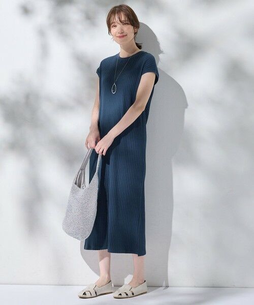 ANY / エニィ ロング・マキシ丈ワンピース | 【洗濯機可/接触冷感/UVカット】汗ジミ防止テレコワンピース | 詳細10