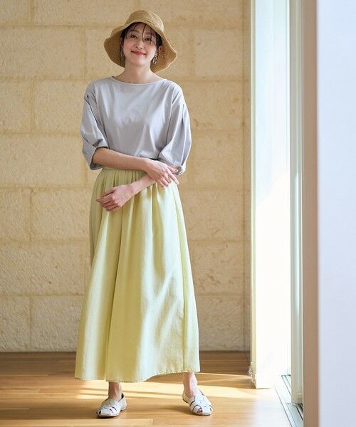 ANY / エニィ その他パンツ | 【ウエストゴム】スパンボイル撥水スカートパンツ | 詳細25