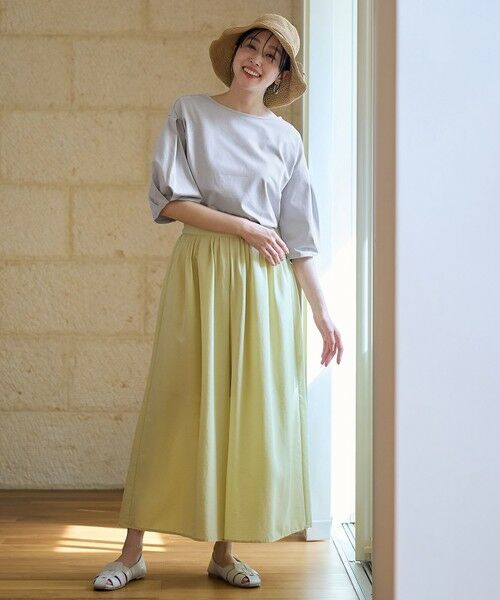 ANY / エニィ その他パンツ | 【ウエストゴム】スパンボイル撥水スカートパンツ | 詳細27