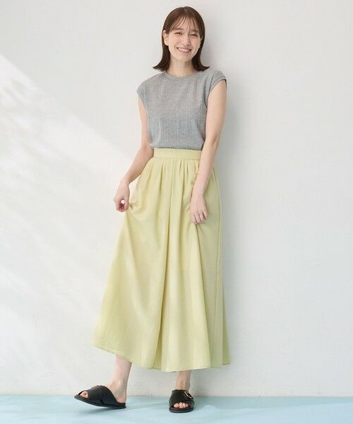 ANY / エニィ その他パンツ | 【ウエストゴム】スパンボイル撥水スカートパンツ | 詳細29