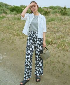 ANY / エニィ その他パンツ | 【洗濯機可/ウエストゴム】プリントパンツ