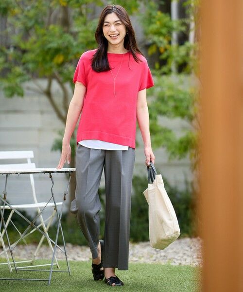 ANY / エニィ その他パンツ | 【洗濯機可/セットアップ可/UVケア/速乾/イージーケア】サラサラテックリネンパンツ | 詳細9