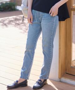 ANY / エニィ デニムパンツ | 【洗濯機可/ウエストゴム/ストレッチ】ウルトライージーデニムパンツ