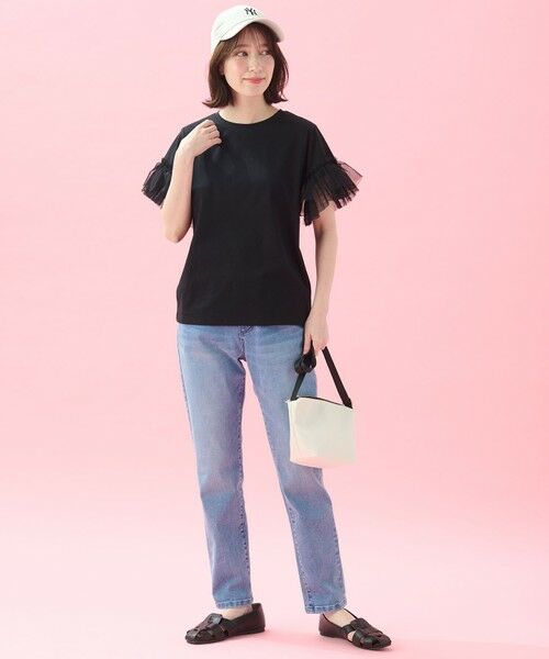 ANY / エニィ デニムパンツ | 【洗濯機可/ウエストゴム/ストレッチ】ウルトライージーデニムパンツ | 詳細5