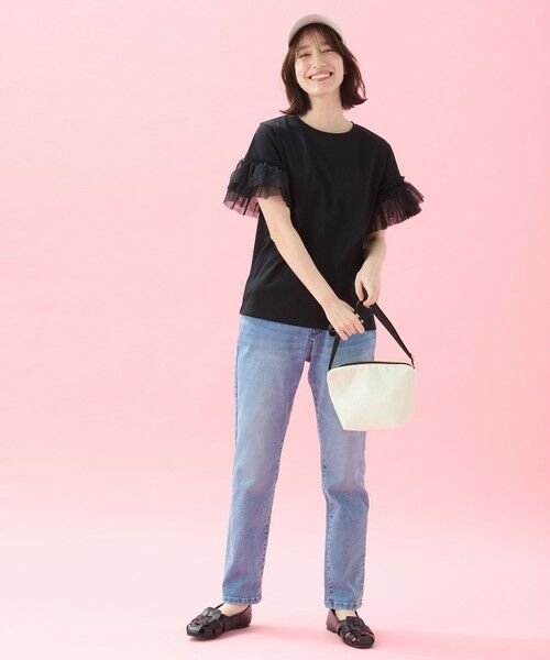 ANY / エニィ デニムパンツ | 【洗濯機可/ウエストゴム/ストレッチ】ウルトライージーデニムパンツ | 詳細6