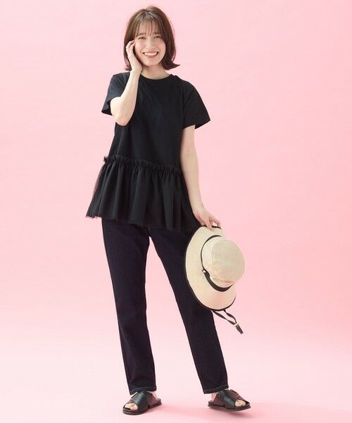 ANY / エニィ デニムパンツ | 【洗濯機可/ウエストゴム/ストレッチ】ウルトライージーデニムパンツ | 詳細20