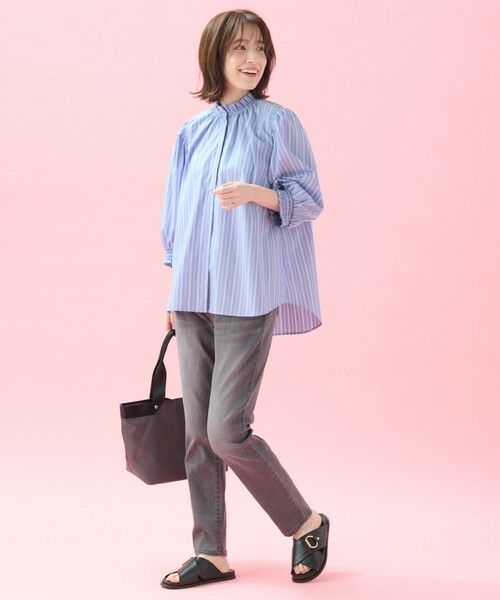 ANY / エニィ デニムパンツ | 【洗濯機可/ウエストゴム/ストレッチ】ウルトライージーデニムパンツ | 詳細28