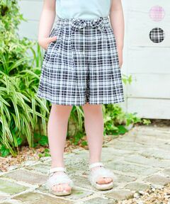 ANY / エニィ ショート・ハーフ・半端丈パンツ | チェック柄キュロット