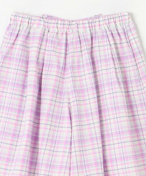 ANY / エニィ ショート・ハーフ・半端丈パンツ | チェック柄キュロット | 詳細13