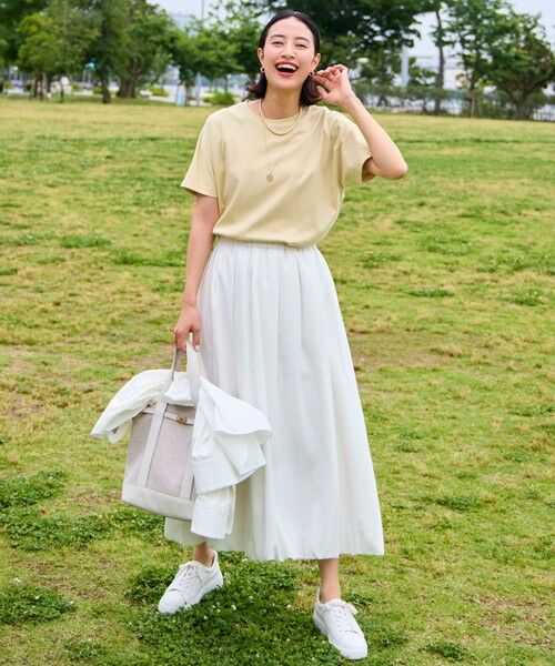 ANY / エニィ ミニ・ひざ丈スカート | 【撥水/ウエストゴム】バルーンスカート | 詳細1