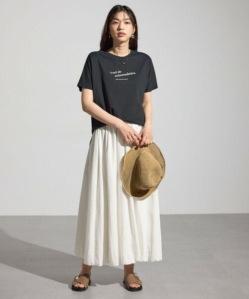 ANY / エニィ ミニ・ひざ丈スカート | 【撥水/ウエストゴム】バルーンスカート | 詳細3