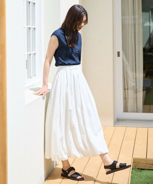 ANY / エニィ ミニ・ひざ丈スカート | 【撥水/ウエストゴム】バルーンスカート | 詳細8