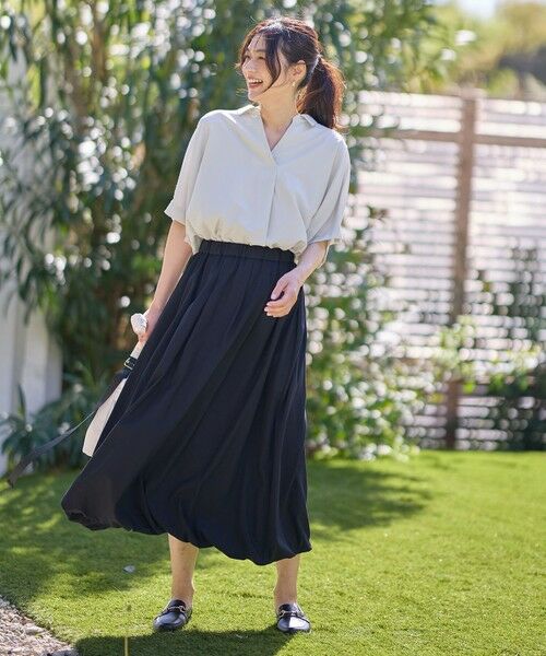 ANY / エニィ ミニ・ひざ丈スカート | 【ウエストゴム】バルーンスカート | 詳細19