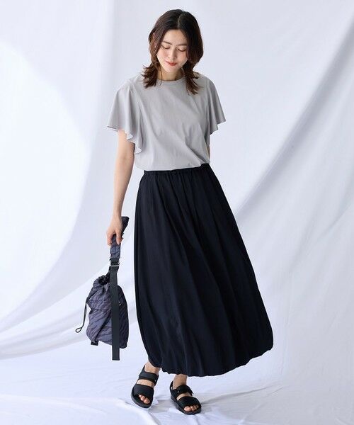 ANY / エニィ ミニ・ひざ丈スカート | 【撥水/ウエストゴム】バルーンスカート | 詳細26