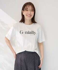 ANY / エニィ カットソー | 【洗濯機可/UVケア/接触冷感】半袖ロゴＴシャツ
