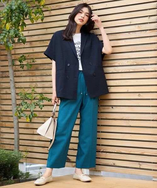 ANY / エニィ カットソー | 【洗濯機可/UVケア/接触冷感】半袖ロゴＴシャツ | 詳細7