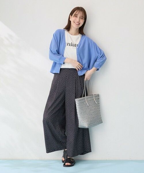 ANY / エニィ カットソー | 【洗濯機可/UVケア/接触冷感】半袖ロゴＴシャツ | 詳細17