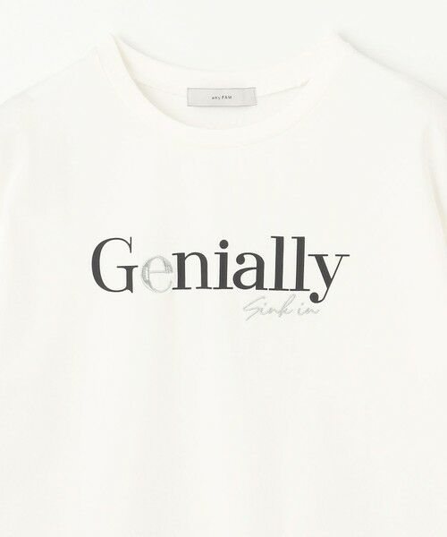 ANY / エニィ カットソー | 【洗濯機可/UVケア/接触冷感】半袖ロゴＴシャツ | 詳細20