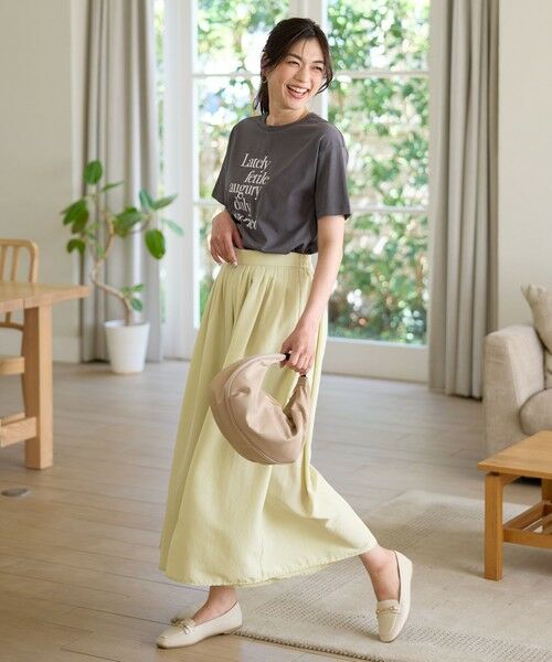 ANY / エニィ カットソー | 【洗濯機可/UVケア/接触冷感】半袖ロゴＴシャツ | 詳細27