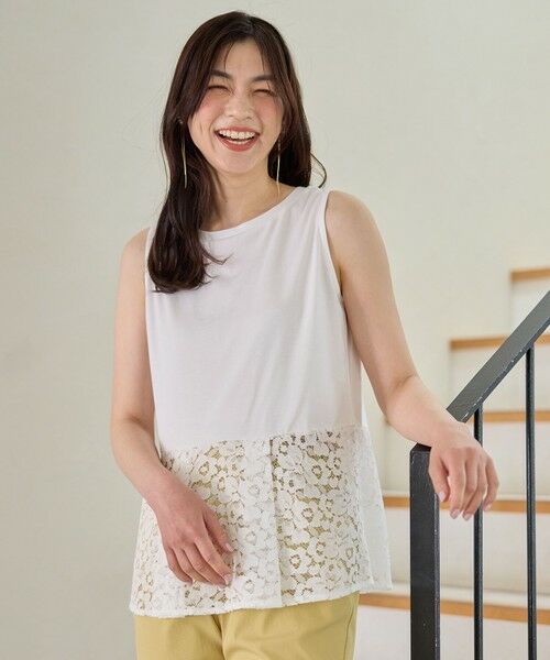 ANY / エニィ カットソー | タックヘムコンビインナー | 詳細8