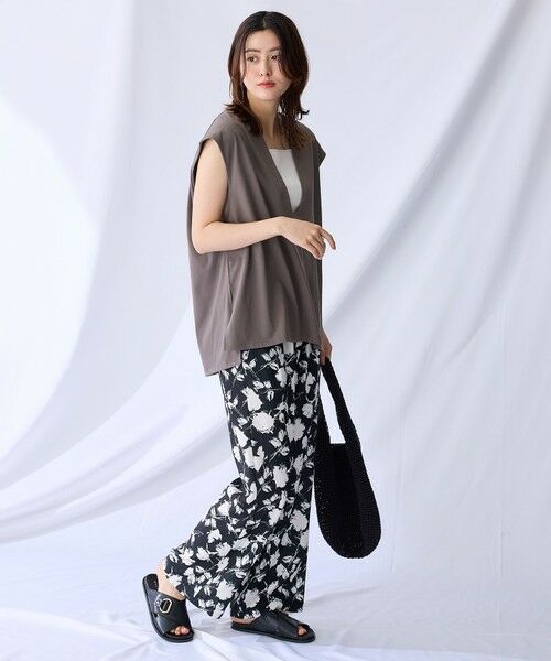 ANY / エニィ カットソー | 【洗濯機可/接触冷感/UVカット】Ｖネックチュニック | 詳細11