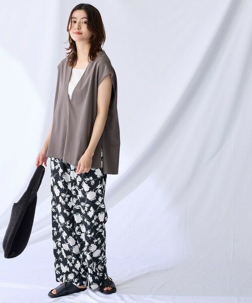 ANY / エニィ カットソー | Ｖネックチュニック | 詳細7