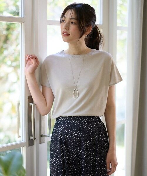 ANY / エニィ ニット・セーター | ファンクションフレンチスリーブニット | 詳細1