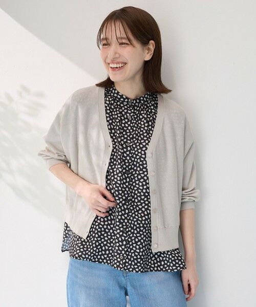 ANY / エニィ カーディガン・ボレロ | 【接触冷感/UVカット/抗菌防臭/手洗い可/アンチピリング】ファンクションカーディガン | 詳細1