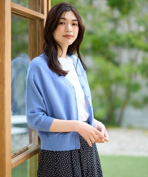 ANY / エニィ カーディガン・ボレロ | 【接触冷感/UVカット/抗菌防臭/手洗い可/アンチピリング】ファンクションカーディガン | 詳細15