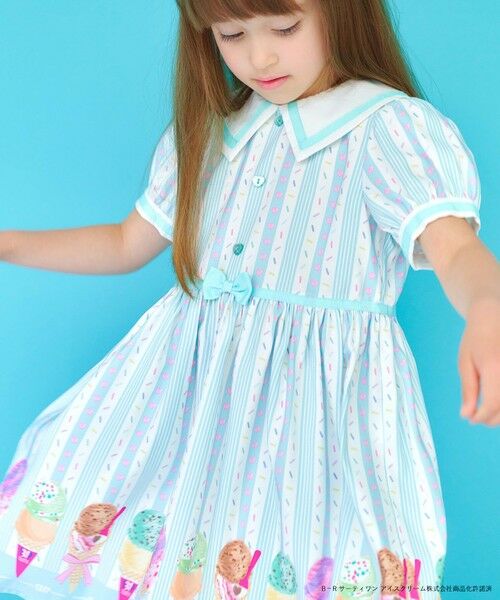 ANY / エニィ ロング・マキシ丈ワンピース | 【any FAM×サーティワン アイスクリーム】ストライプ ワンピース | 詳細2