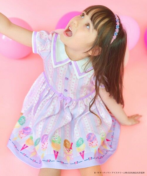 ANY / エニィ ロング・マキシ丈ワンピース | 【any FAM×サーティワン アイスクリーム】ストライプ ワンピース | 詳細7