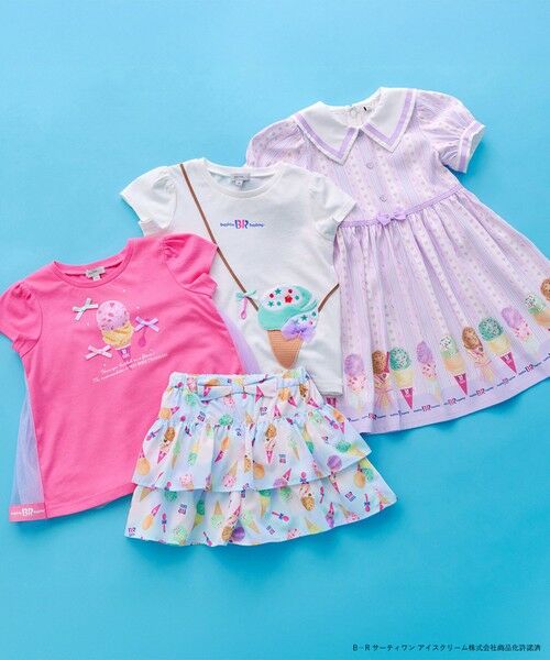 ANY / エニィ ロング・マキシ丈ワンピース | 【any FAM×サーティワン アイスクリーム】ストライプ ワンピース | 詳細9