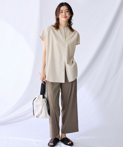 ANY / エニィ シャツ・ブラウス | ラメストライプ半袖シャツブラウス | 詳細3