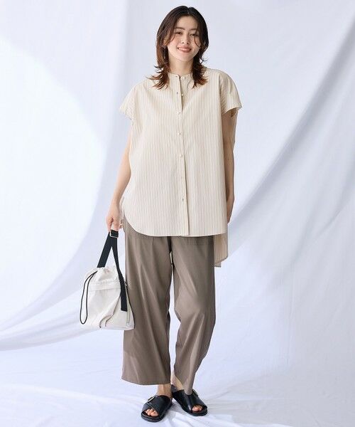 ANY / エニィ シャツ・ブラウス | ラメストライプ半袖シャツブラウス | 詳細4