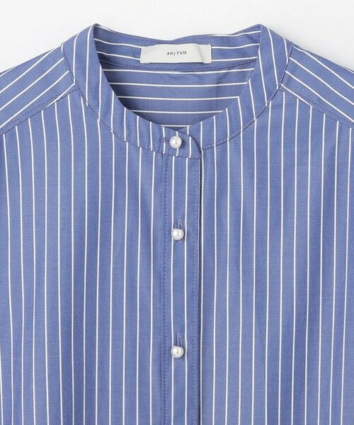 ANY / エニィ シャツ・ブラウス | ラメストライプ半袖シャツブラウス | 詳細16