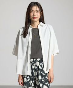 ANY / エニィ シャツ・ブラウス | 【接触冷感/UVカット/抗菌防臭/速乾】エニィファンクション半袖シャツブラウス