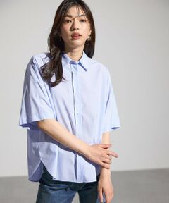 ANY / エニィ シャツ・ブラウス | 【接触冷感/UVカット/抗菌防臭/速乾】エニィファンクション半袖シャツブラウス