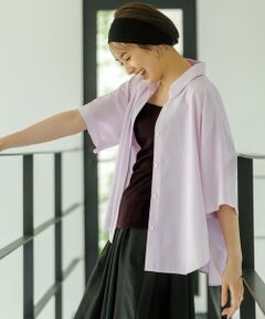 ANY / エニィ シャツ・ブラウス | 【接触冷感/UVカット/抗菌防臭/速乾】エニィファンクション半袖シャツブラウス