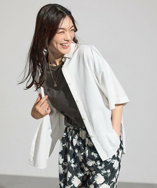 ANY / エニィ シャツ・ブラウス | 【接触冷感/UVカット/抗菌防臭/速乾】エニィファンクション半袖シャツブラウス | 詳細2