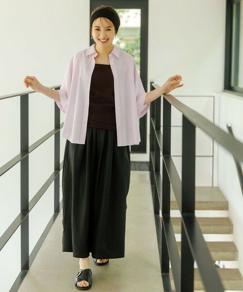 ANY / エニィ シャツ・ブラウス | 【接触冷感/UVカット/抗菌防臭/速乾】エニィファンクション半袖シャツブラウス | 詳細20