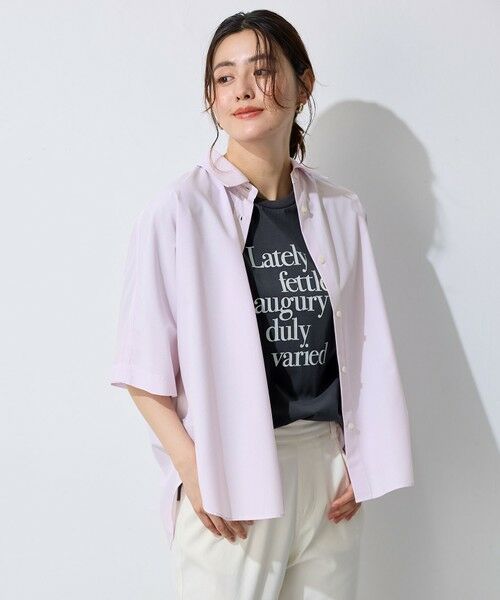 ANY / エニィ シャツ・ブラウス | 【接触冷感/UVカット/抗菌防臭/速乾】エニィファンクション半袖シャツブラウス | 詳細22