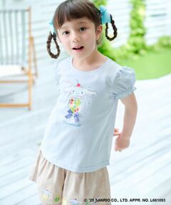 新品　エニィファム　リトルツインスターズ キキ　ララ 袖レースTシャツ　半袖 エニィ ANY 【ANY×リトルツインスターズ】キキ＆ララ 袖レースT
