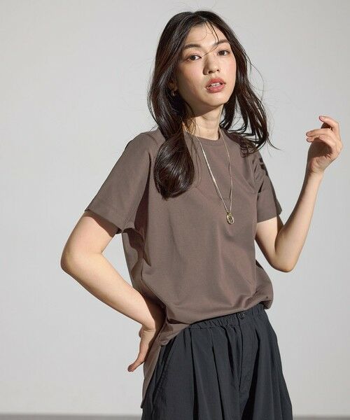 ANY / エニィ カットソー | 【洗濯機可/接触冷感/UVケア】エニィファンクションドルマンスリーブＴシャツ | 詳細17